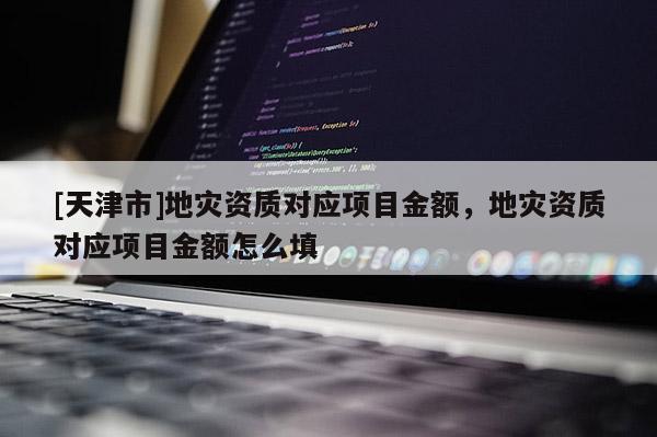 [天津市]地灾资质对应项目金额，地灾资质对应项目金额怎么填