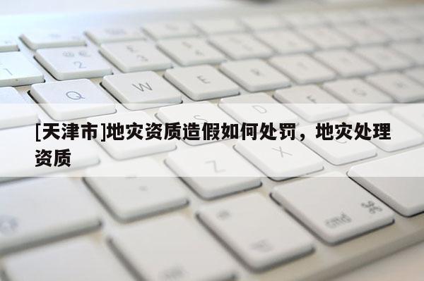 [天津市]地灾资质造假如何处罚，地灾处理资质
