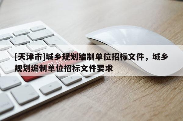 [天津市]城乡规划编制单位招标文件，城乡规划编制单位招标文件要求
