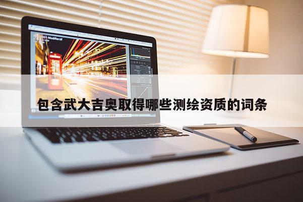 包含武大吉奥取得哪些测绘资质的词条