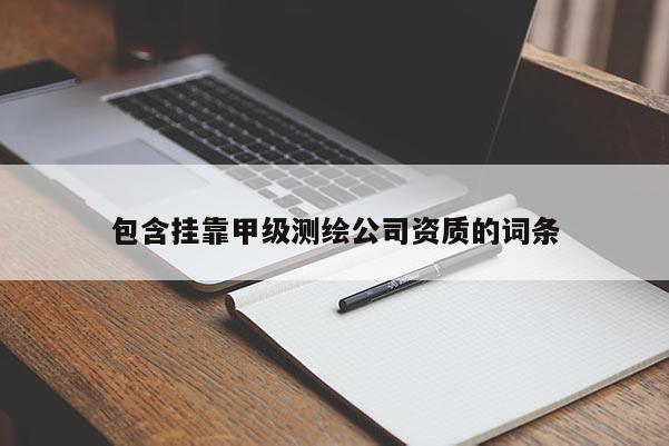 包含挂靠甲级测绘公司资质的词条
