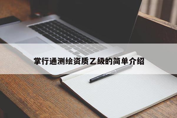 掌行通测绘资质乙级的简单介绍