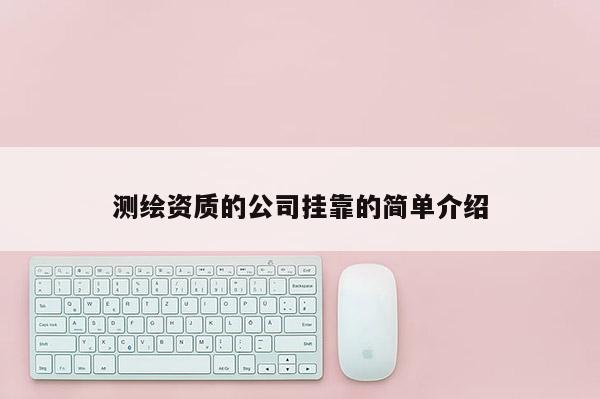 测绘资质的公司挂靠的简单介绍