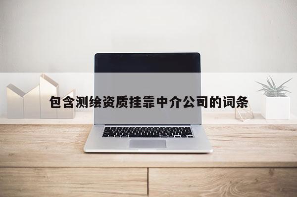 包含测绘资质挂靠中介公司的词条