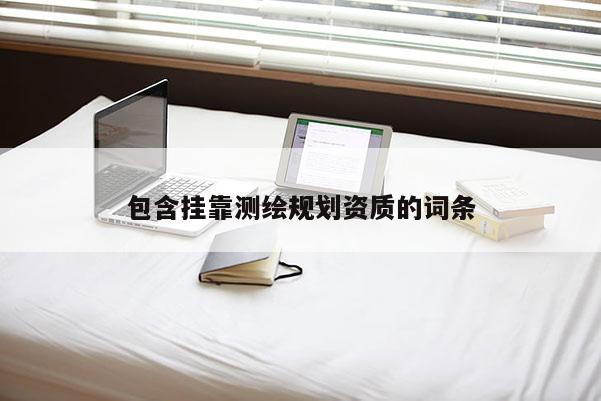 包含挂靠测绘规划资质的词条